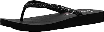 Skechers Womens Meditation Perfect 10 Square Rhinestone Embellished Thong