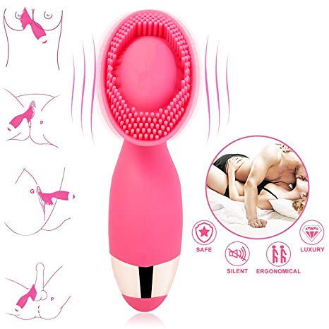 G Spot Vibrator Stimulator Silicone 10 Speed Vagina Clitorial Stimulation Vibrating Vibrator, MANFLY Handheld Massager Stick Flirt Brush Sex Toy Adult Toys Sex Things for Couples or Women