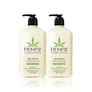 Hempz Age Defying Body Moisturizer, Body Lotion (Pack of 2) | 17 Fl Oz | Hemp Seed Oil, 100% Pure Organic