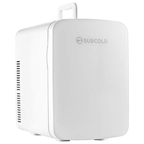 Subcold Ultra 15 Mini Fridge Cooler & Warmer | 15L capacity | Compact, Portable and Quiet | AC DC Power Compatibility (White)
