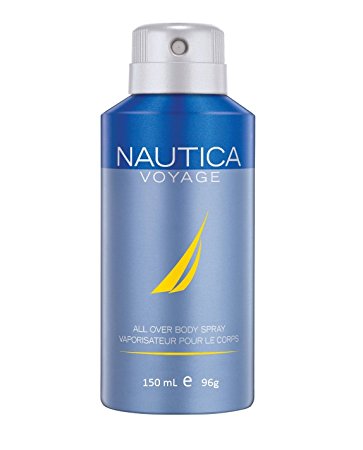NAUTICA Voyage Deodorant Body Spray, 5 Fluid Ounce