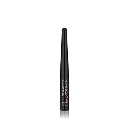 Flower Beauty Style Eyes Liquid Eyeliner - Water-resistant, Long-wearing Liquid Eyeliner, Flexi-style Tip for Thin or Bold Lining (Onyx)