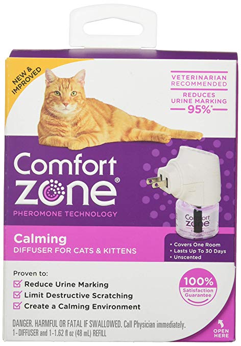 Comfort Zone 100526047 Calming Diffuser for Cats & Kittens