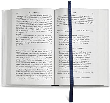 Superior Essentials Clip On Ribbon Bookmark (Blue, 5 Pack)