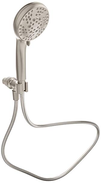 Moen 26558SRN Refresh 5 Function Hand Held Shower Head Package With 60 Inch Metal Hose,Brushed Nickel