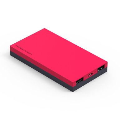 Parkman H2 8000mAh Fast Portable Charger Pack Power Bank for iPhone, iPad, Samsung, Tablets - Red
