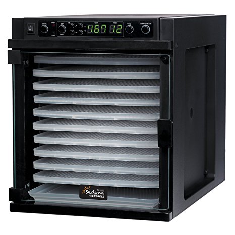 Tribest Sedona Express SDE-P6280-B Digital Food Dehydrator, Black