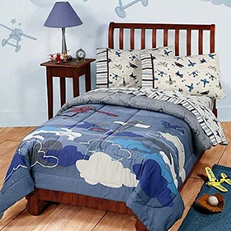 Disney Vintage Mickey Plane Crazy Twin Bedding Comforter