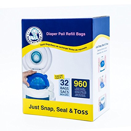 Neatforbaby Diaper Refill 32 Bags (960 Counts) Fully Compatible with Arm&Hammer Disposal System