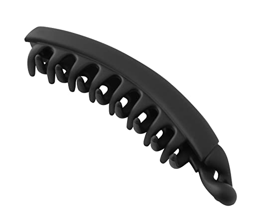 Zhooch Banana Hair Clip – Classic Large 5" Banana Hair Comb for Thick Hair. Iconic Hair clip inspired by 80s trend. Inner Teeth, Premium quality, Strong Hold. Banana Clip for Hair. Made in Korea.