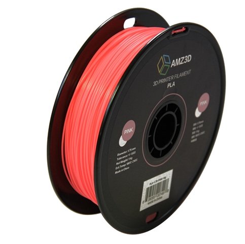1.75mm Pink PLA 3D Printer Filament - 1kg Spool (2.2 lbs) - Dimensional Accuracy  /- 0.03mm