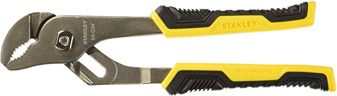 STANLEY 84-034 8-Inch Bi-Material Groove Joint Pliers