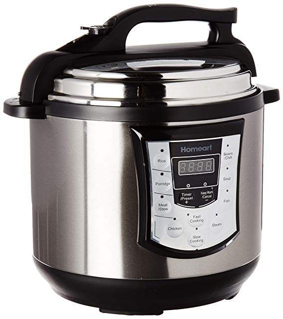 Multipot by Homeart | Best 2019 Multi Pot | Pressure Cooker Over 6QT and Programmable Settings with Multifunctions