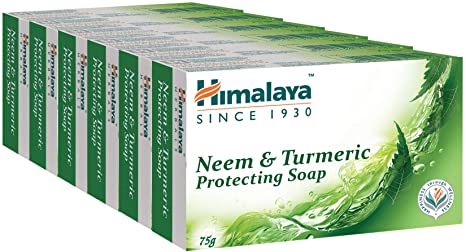 Himalaya HERBALS Protecting Neem & Turmeric Soap (Neem, 6-PAck)