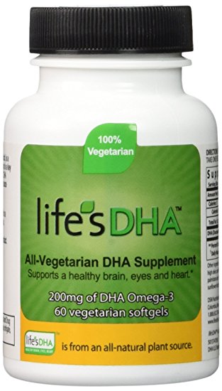 NEW Martek Life's DHA Omega-3 200mg DHA 60 all-vegetarian softgels (Pack 4)