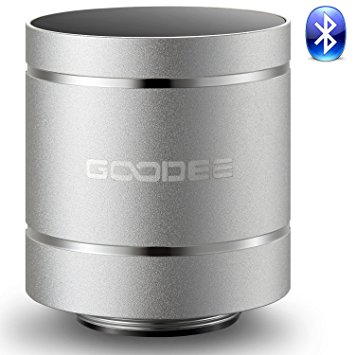 GooDee B1BT Vibration Portable Wireless Bluetooth Speaker - Silver