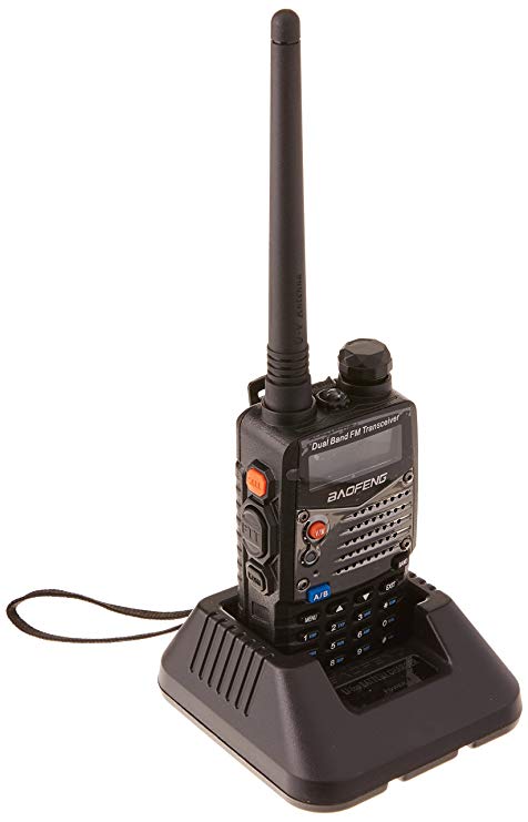 Baofeng UV 5RA 136-174/400-480 MHz Dual-Band DTMF CTCSS DCS FM 5W Amateur Two Way Radio (Black)