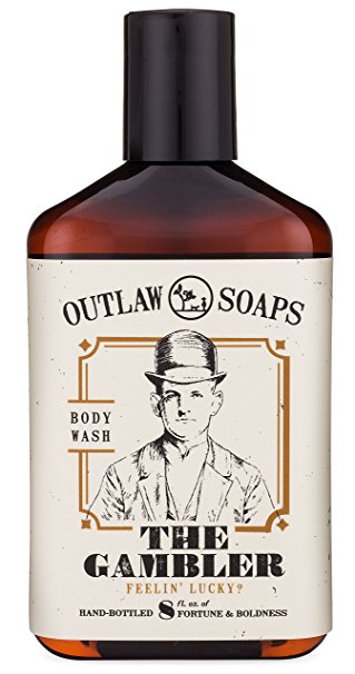The Gambler Body Wash: smells like bourbon, tobacco, and leather (for men and women)
