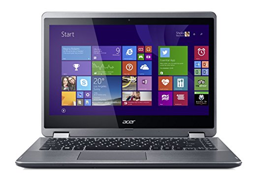 Acer Aspire R14 R3-471T-53LA 14-Inch HD Convertible 2 in 1 Touchscreen Laptop (Silver)