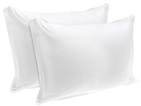 Elegant Home - Set of 2 Pillow Protectors, Standard/Queen Size
