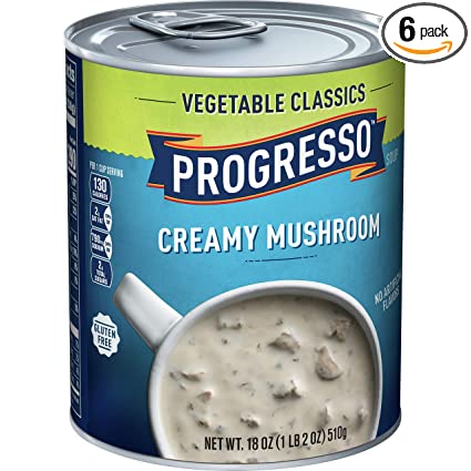 Progresso Vegetable Classics Soup, Creamy Mushroom, 18-Ounce Cans (Pack of 12)