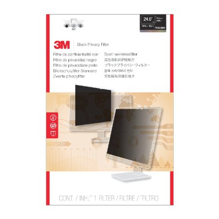 3M Privacy Filter for Widescreen Desktop LCD Monitor 24.0" (PF24.0W9)