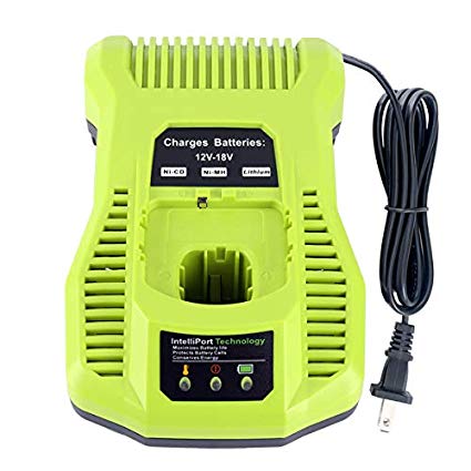 Epowon P117 One  18 Volt Dual Chemistry IntelliPort Li-ion and NiCad Battery Charger 12V-18V MAX For Ryobi ONE Plus P102 P105 P107 P108 P117 P122
