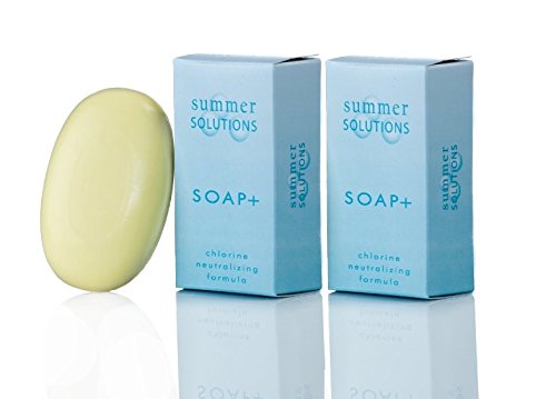 Summer Solutions Chlorine Neutralizing and Odor Removing Soap Bar - 3.5 oz (2 Pack)