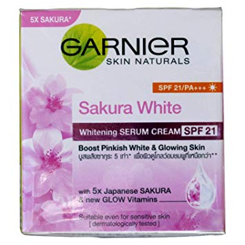 Garnier Sakura White Day Cream Moisturizer SENSITIVE SPF21 50ml