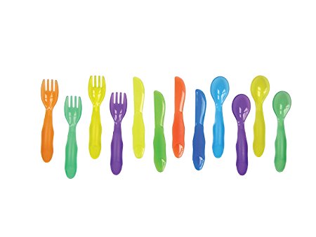 The First Years Take & Toss Toddler Flatware, 12 Pack