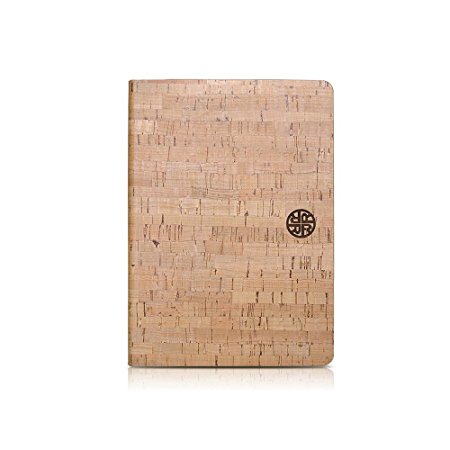 iPad mini 4 Case - Cork Wood iPad Mini Folio by Reveal - Natural Cork Leather Exterior, Eco-Friendly Design