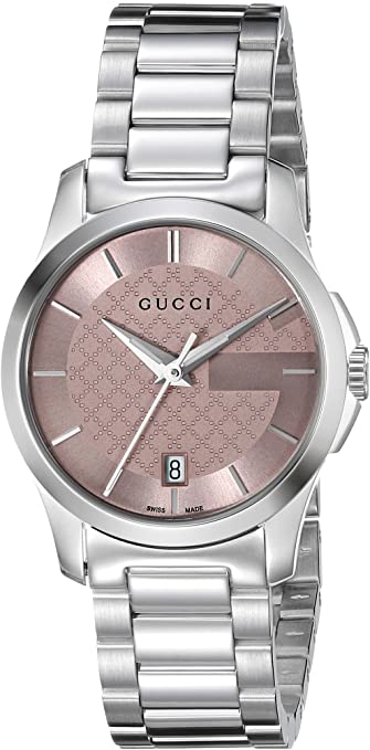 Gucci G-Timeless Stainless Steel Women's Watch(Model:YA126524w)