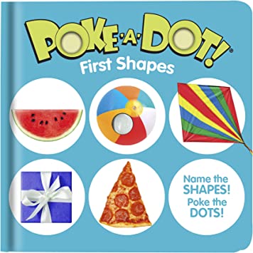 Melissa & Doug Children’s Book – Poke-a-Dot: First Shapes (Board Book with Buttons to Pop)