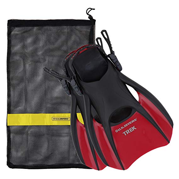 US Divers Trek Travel Fin With Mesh Carrying Bag