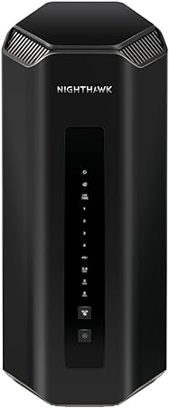 NETGEAR Nighthawk Tri-Band WiFi 7 Router (RS700S) - BE19000 Wireless Speed (Up to 19Gbps) - Coverage up to 3,500 sq. ft., 200 Devices - 10 Gig Internet Port – 1-Year Armor Subscription Included