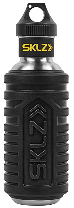 SKLZ Hydro-Roller - Stainless Steel Water Bottle with High Density Foam Roller Exterior