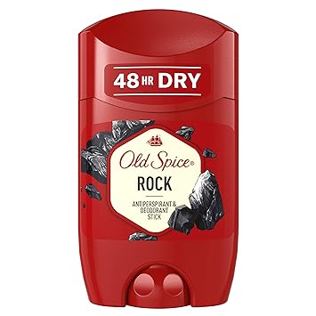 Old Spice Rock Antiperspirant Stick 50 ml Deodorant Stick for Men 48 Hours Protection Against Strong Sweating