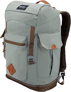 Eddie Bauer Bygone Backpack with Exterior Pockets and Laptop Compatible Sleeve, Light Heather Grey, 25L