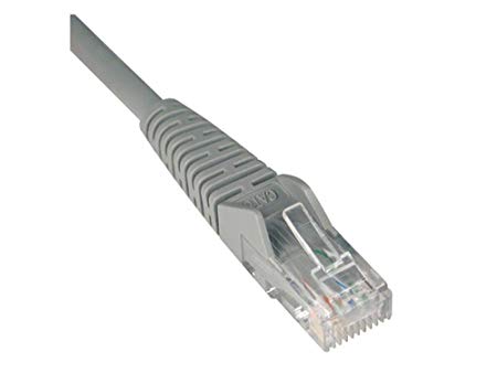 Tripp Lite Cat6 Gigabit Snagless Molded Patch Cable (RJ45 M/M) - Gray, 30-ft.(N201-030-GY)