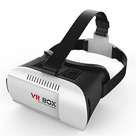 3D VR Glasses,Virtual Reality 3D Headset Box Suitable for Google/iPhone 6 7 Plus/Samsung Note 4 S7/LG/Huawei/HTC/Moto 4.0-6.0 Inch Screen Smartphone for 3D Movies and Games