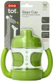 OXO Tot Sippy Cup with Removable Handles and Leakproof Valve 7 oz Green