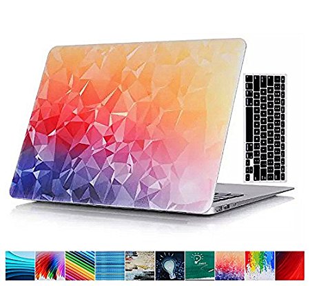 MacBook Pro(2016 released)13-inch Case, Soundmae 2in1 Colourful Creative Inspiration Pattern Hard Cases Cover   Keyboard Cover For Macbook Pro 13.3" (2016 released) [A1706/A1708] - MagicCube