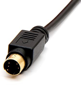 S-Video (SVHS) Fully-Shielded Gold-Plated Cable – 6 Feet