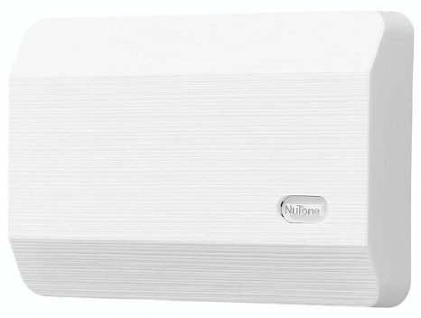 NuTone LA11WH Decorative Wired Two-Note Door Chime White Textured