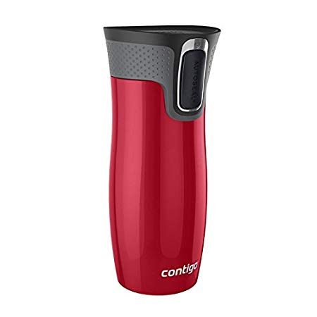 Contigo Autoseal West Loop Stainless Steel Travel Mug, 470 ml - Red