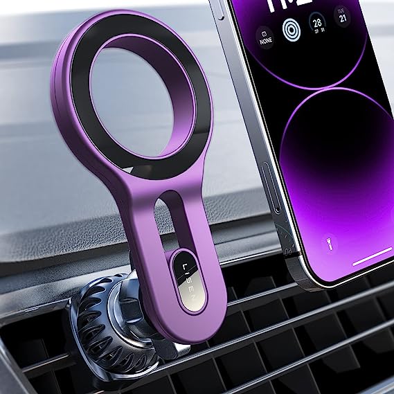 LISEN for MagSafe Car Mount, Car Phone Holder Mount, Purple