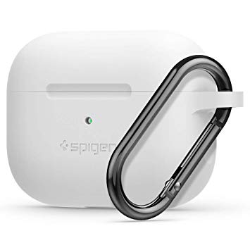 Spigen Silicone Fit Designed for Apple Airpods Pro Case (2019) - White