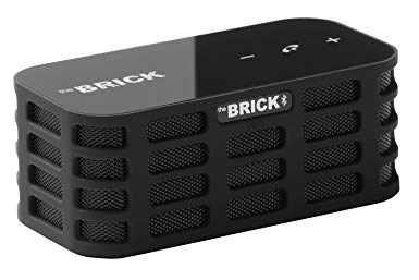The BRICK - Ultra Portable Mini Wireless Stereo Bluetooth Speakers for All Devices with Bluetooth Capability - 10 hours Playtime (rechargeable battery) / with Built-in Mic for use as a Powerful Handsfree Speakerphone