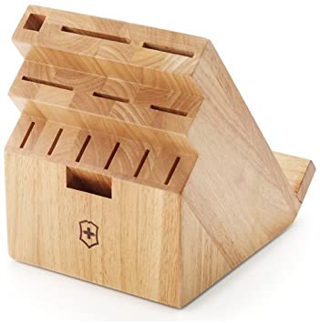 Victorinox Natural Wood Accessories Storage 13-Slot Swivel Block