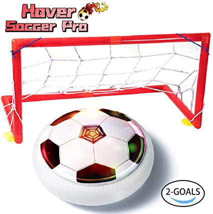 LOFEE Indoor Sport for 3-12 Year Old Kids, Hover Soccer Ball Set with 2 Golas - Birthday Presnts for Children